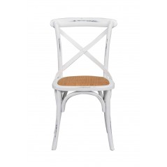 BA Cross Back Dining Chair White